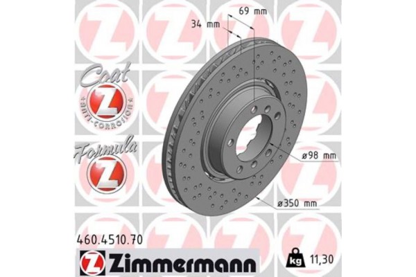 Zimmermann Δισκόπλακα - 460.4510.70 Zimmermann Δισκόπλακα - 460.4510.70