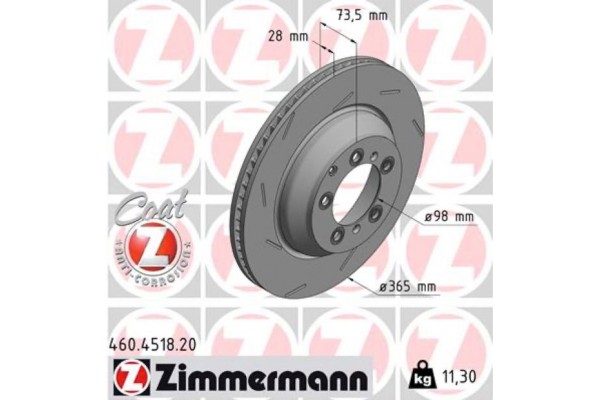 Zimmermann Δισκόπλακα - 460.4518.20 Zimmermann Δισκόπλακα - 460.4518.20