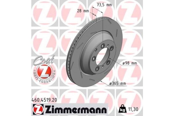 Zimmermann Δισκόπλακα - 460.4519.20 Zimmermann Δισκόπλακα - 460.4519.20
