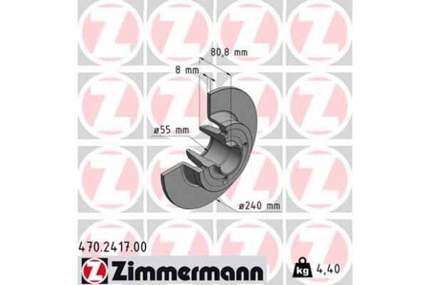 Zimmermann Δισκόπλακα - 470.2417.00
