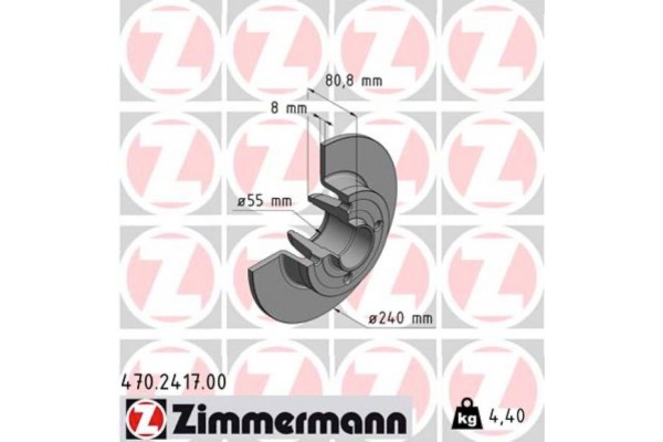 Zimmermann Δισκόπλακα - 470.2417.00