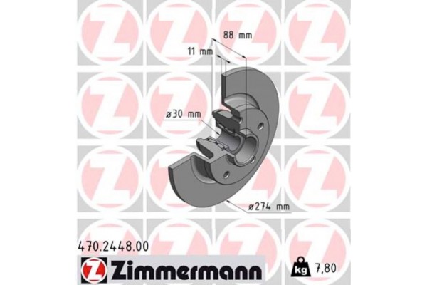 Zimmermann Δισκόπλακα - 470.2448.00