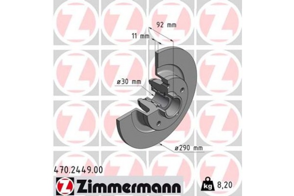 Zimmermann Δισκόπλακα - 470.2449.00