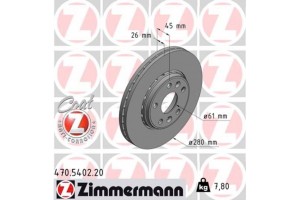 Zimmermann Δισκόπλακα - 470.5402.20