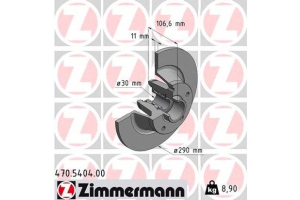 Zimmermann Δισκόπλακα - 470.5404.00