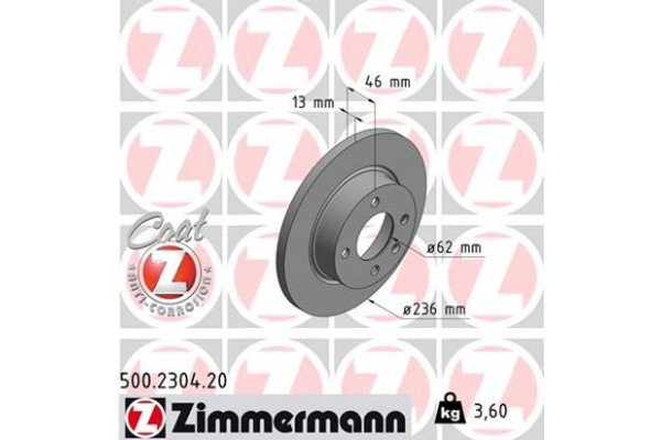 Zimmermann Δισκόπλακα - 500.2304.20
