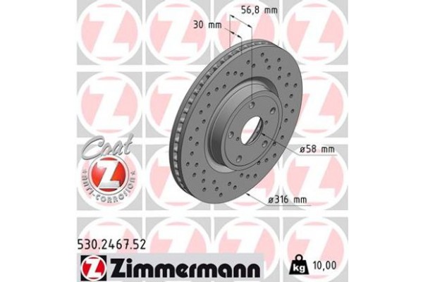 Zimmermann Δισκόπλακα - 530.2467.52