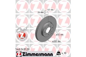 Zimmermann Δισκόπλακα - 540.2491.20