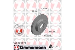 Zimmermann Δισκόπλακα - 540.2498.20