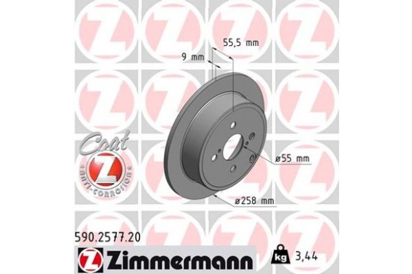 Zimmermann Δισκόπλακα - 590.2577.20