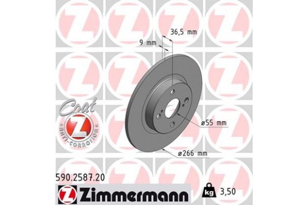 Zimmermann Δισκόπλακα - 590.2587.20