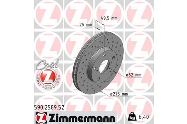 Zimmermann Δισκόπλακα - 590.2589.52