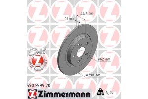 Zimmermann Δισκόπλακα - 590.2599.20