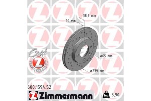 Zimmermann Δισκόπλακα - 600.1594.52