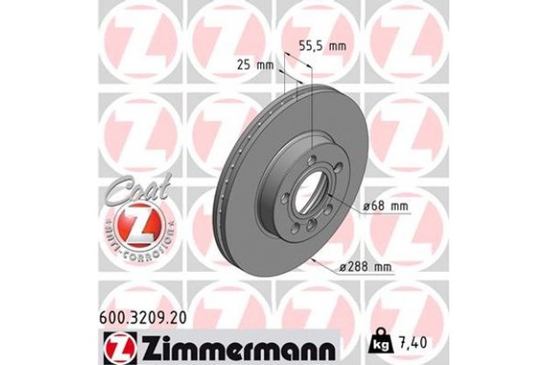 Zimmermann Δισκόπλακα - 600.3209.20