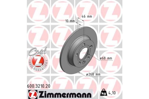 Zimmermann Δισκόπλακα - 600.3210.20 Zimmermann Δισκόπλακα - 600.3210.20