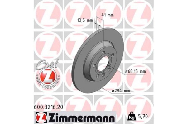 Zimmermann Δισκόπλακα - 600.3216.20