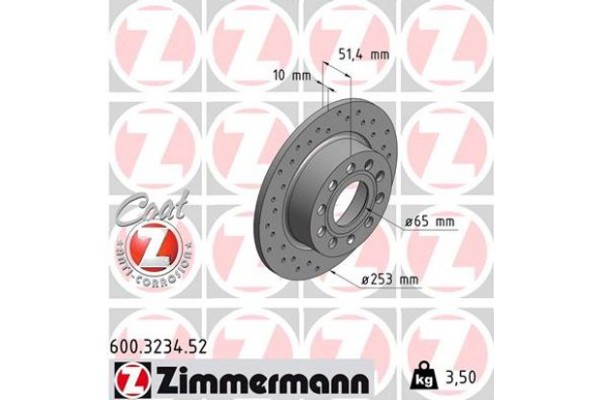 Zimmermann Δισκόπλακα - 600.3234.52