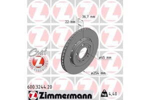 Zimmermann Δισκόπλακα - 600.3244.20