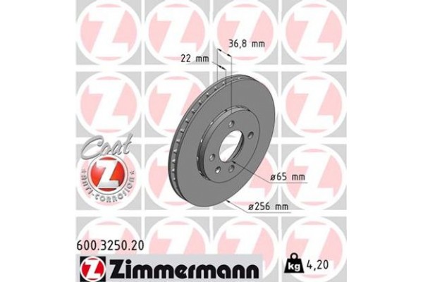 Zimmermann Δισκόπλακα - 600.3250.20