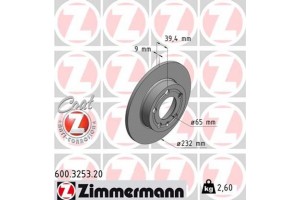 Zimmermann Δισκόπλακα - 600.3253.20