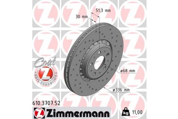 Zimmermann Δισκόπλακα - 610.3707.52