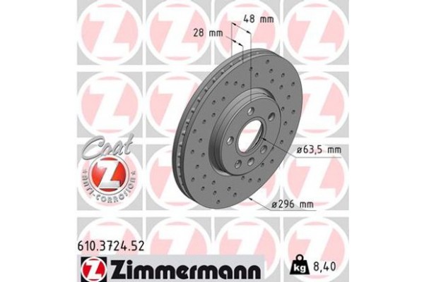 Zimmermann Δισκόπλακα - 610.3724.52