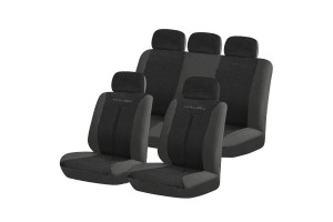 Καλυμματα Σετ Βελουτε Malibu Γκρι , 9ΤΕΜ. 13298.2