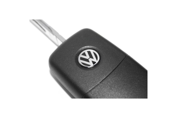 Αυτοκόλλητο Για Κέλυφος Κλειδιού Volkswagen Μαύρο 12-14mm (1 Τεμ.)